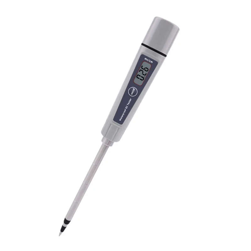 EC-316 Soil EC Tester ATC Precision Digital Soil Meter Conductivity Tester 0-4.00 MS/cm for Plants/Farm Laboratory Soil