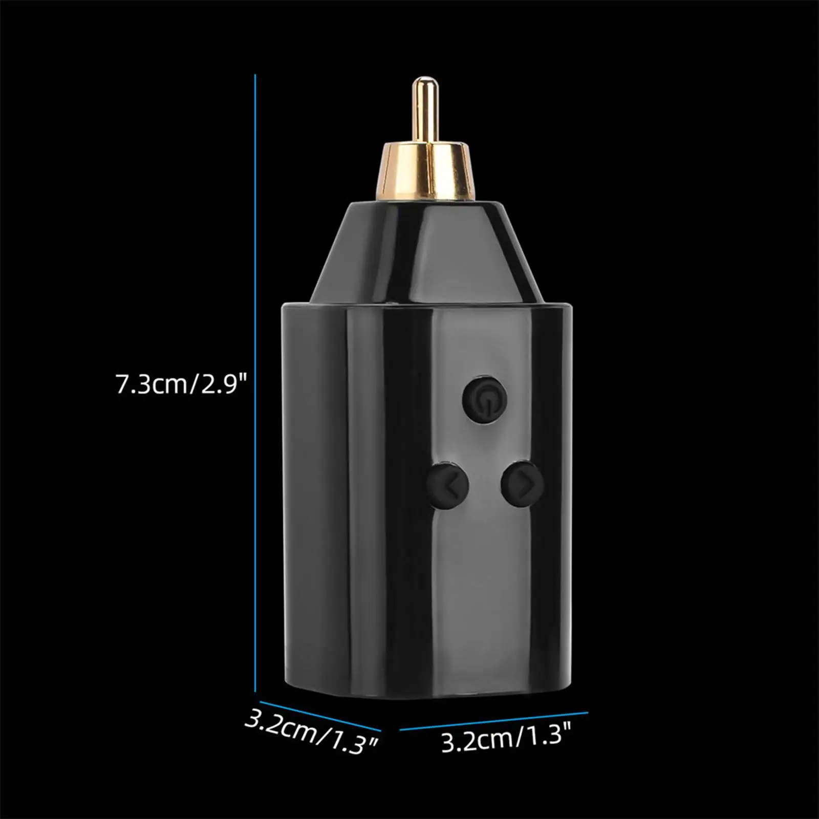 مزود طاقة، RCA، صغير، شاشة رقمية، قابلة لإعادة الشحن 1500 مللي أمبير في الساعة مع مفتاح تحكم محمول لآلة القلم للأدوات