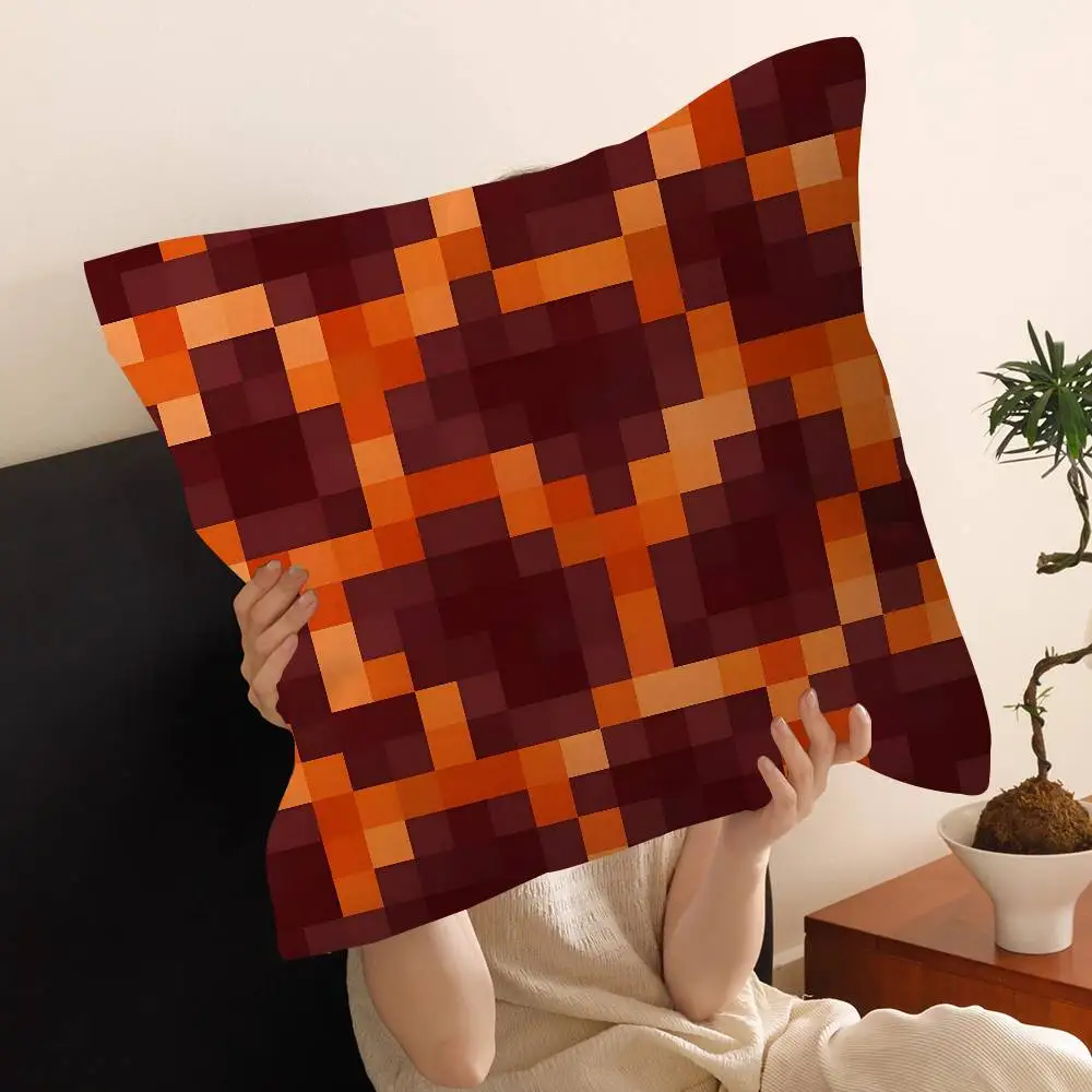 Mosaik-Pixel-Kissenbezüge für Zuhause, Bettwäsche, dekorativer Kissenbezug, Hochzeit, superweicher Kissenbezug – Detail 8