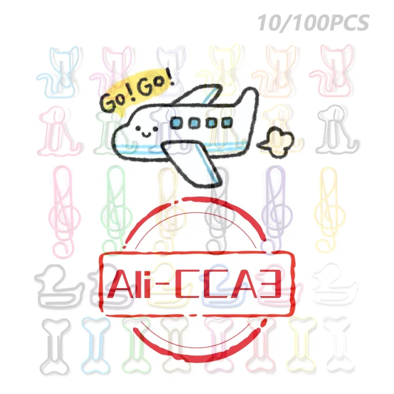 

10/100 шт. скрепок для бумаги с музыкальными нотами, канцелярские принадлежности, скрепки в форме животных, скрепки в форме уток, разноцветные скрепки нестандартной формы