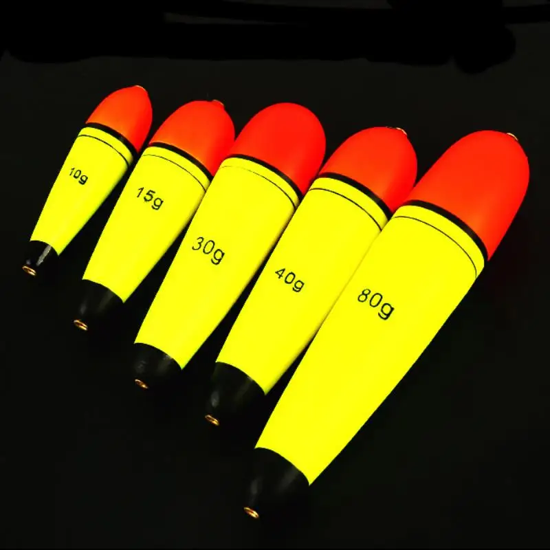 4pcs 15g-100g Foam Fishing Float Floating Buoyancy EVA Elastic Boya Fishing Float Rock Fishing Bobber Flotador Peche Boia Tackle