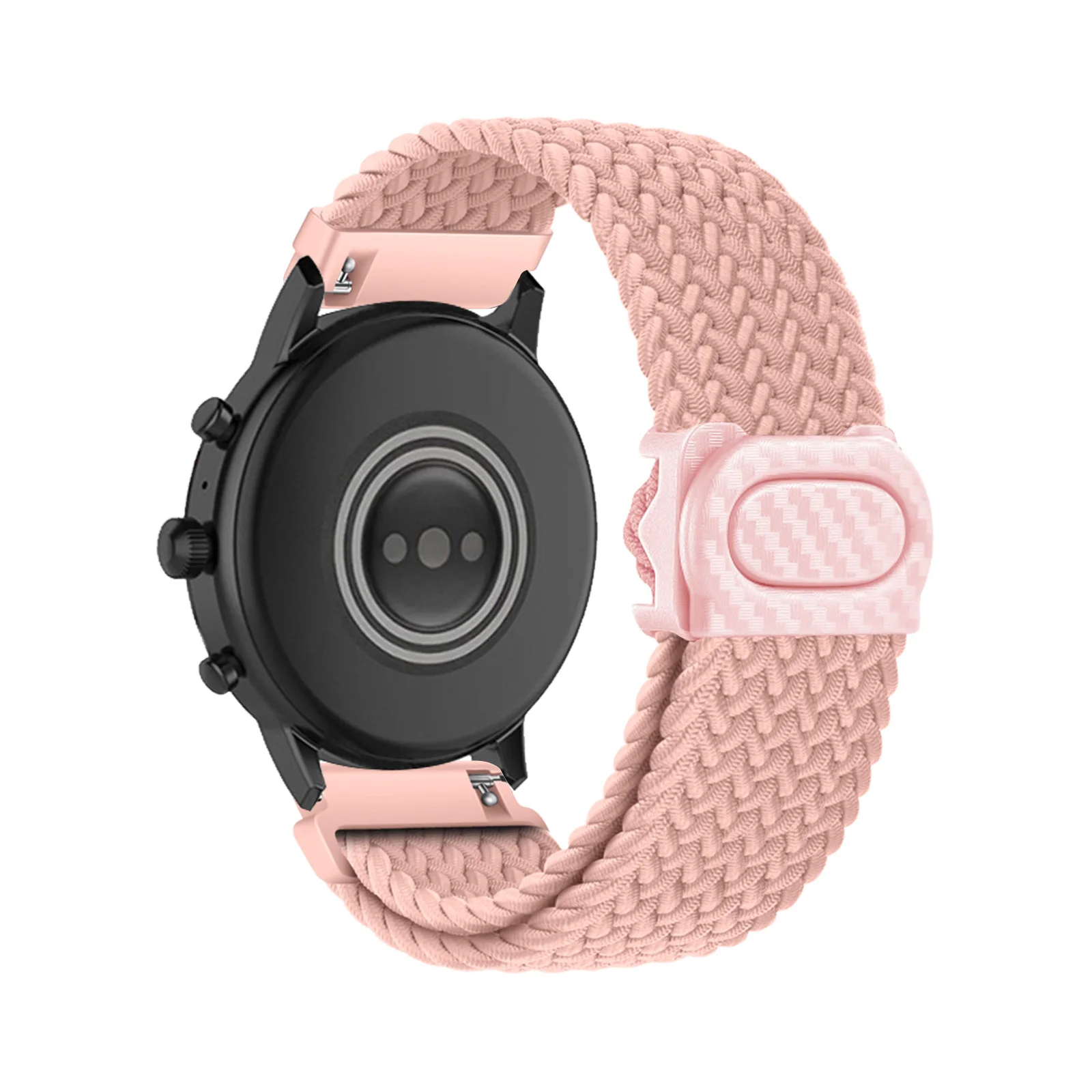 

Elastic Nylon Bands for Fossil Gen 5E 44mm Band, Plastic Buckle Adjustable Nylon Strap