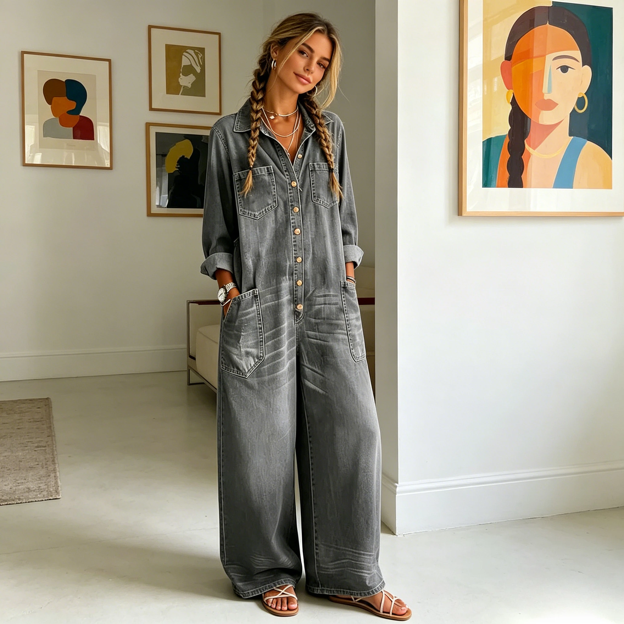 Thumbnail 3 - #1 Trending Wide Leg Jumpsuits Right Now