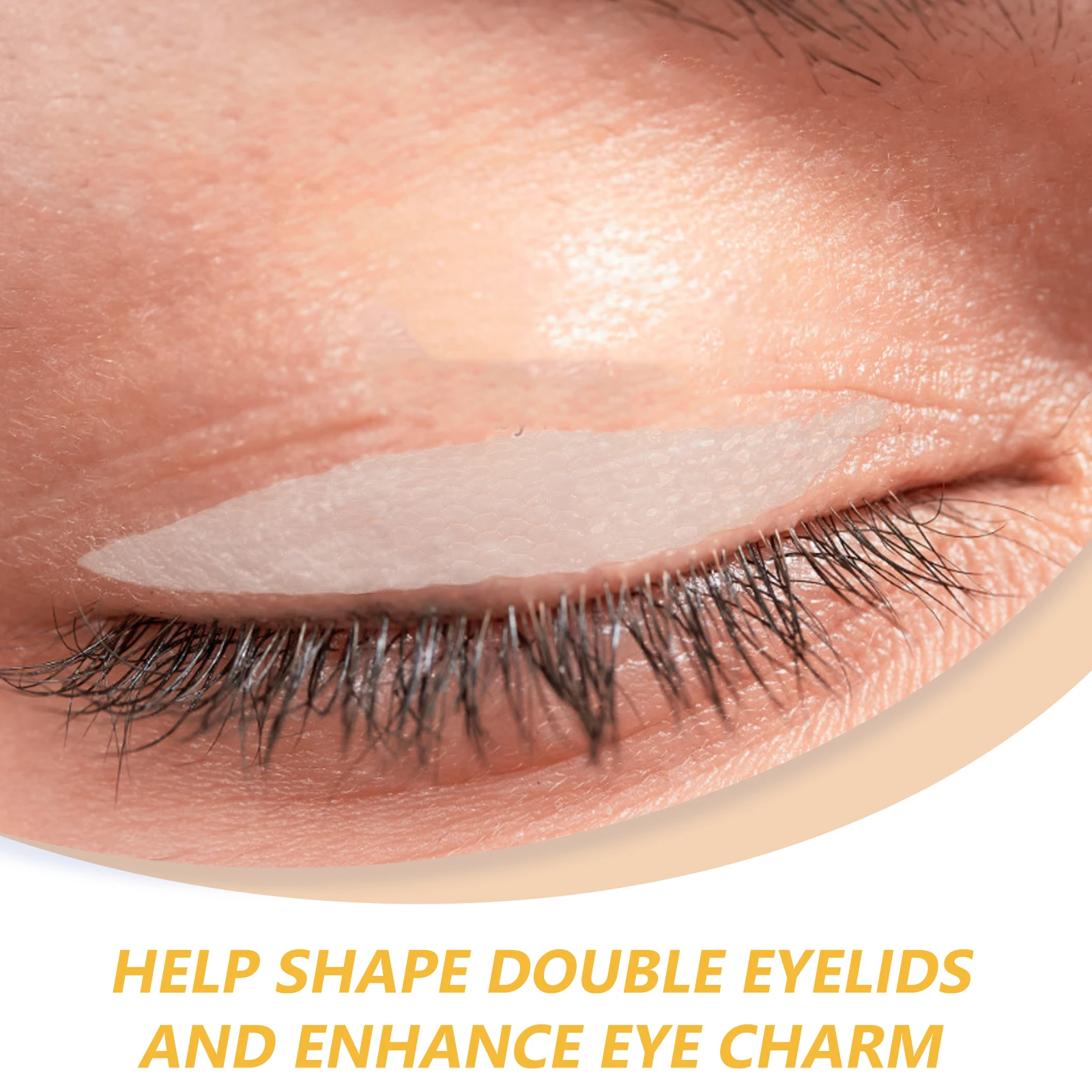 

50 Sheets Eyelid Tape for Women Strong Support Natural Double Eyelid Effect Easy Apply Remove Makeup Strips