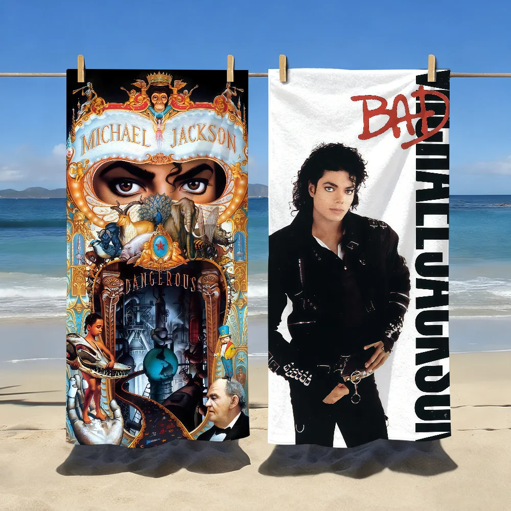 Hot Singer Michael J-Jac Towel Sports Quick Dry Travel Camping Gear Sandproof Soft Light Large Beach Towel