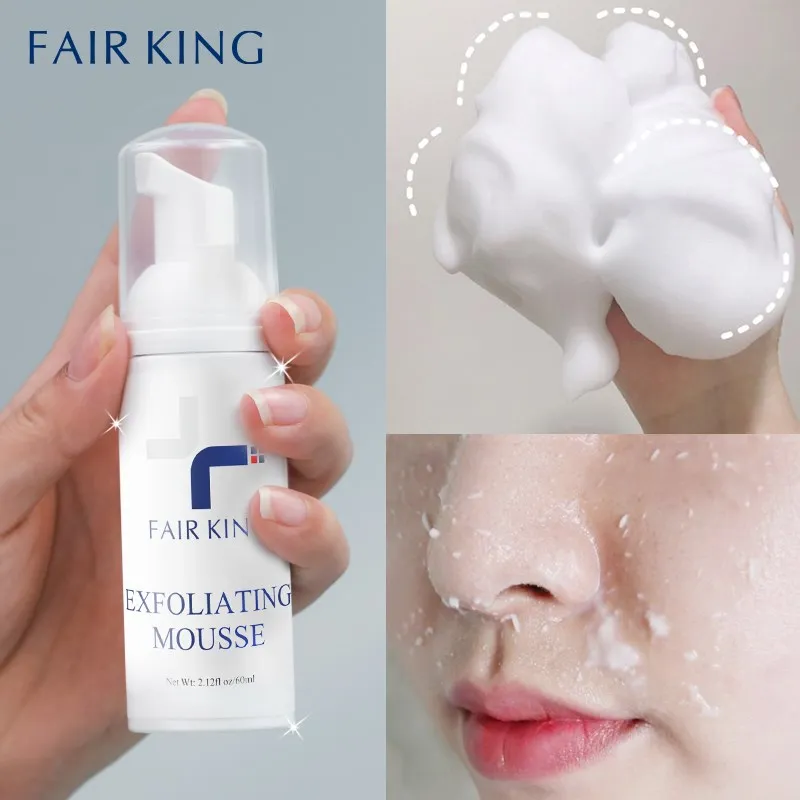 Facial Exfoliating Mousse Peeling Gel Face Scrub Deep Remove Cleaning Smooth Moisturizing Skin Exfoliator Facial Cleanser Women