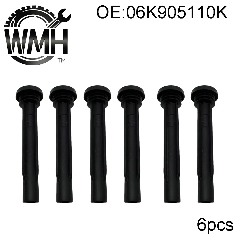 

6 шт. автомобильные аксессуары Oem 06K905110K резиновая катушка зажигания подходит для Audi A3 A4 A7 A8 Q3 Q5 Q8 VW