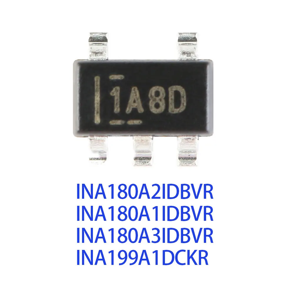 10PCS INA180A2IDBVR INA180A1IDBVR INA180A3IDBVR INA199A1DCKR INA180A2 INA180A1 INA180A3 INA199A 1A8D IC Chip