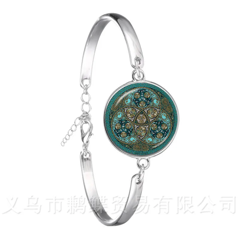 Pulsera con dije con logotipo de Celtics, joyería hecha a mano, talismán y tratamiento de lesiones, brazalete de cadena de recuerdo de creencia religiosa