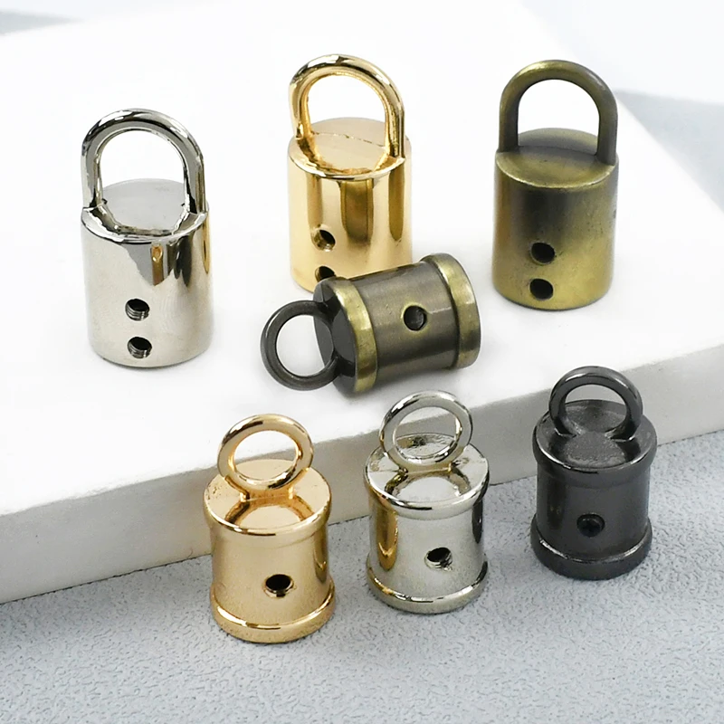 

5/10/20Pcs 11/14mm Handbag Side Tassel Cap Buckle Bags Strap Metal Buckles Cord Lock Screw Stopper Hook DIY Hardware Accessories