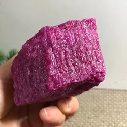 Natural Rough Red Corundum And Mineral Spirit Ruby Raw Gemstones Healing