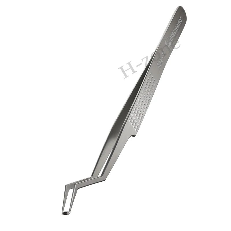 MECHANIC Aax-17 tin positioning tweezers for precise clamping of tin wire, non-slip and wear-resistant, made of stainless steel