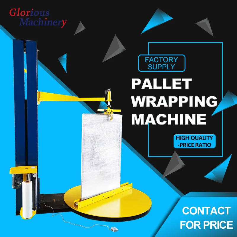 Pallet Stretcher Stretch Film Wrapper Pre Film Wrapping Cutting Automatic Pallet Stretch Wrapper Film Pallet Wrapper