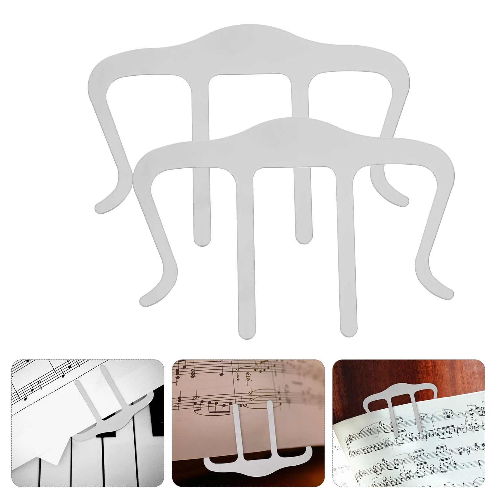 مشبك ورقة موسيقى البيانو، حامل صفحة الموسيقى المعدنية، حجم صغير لتثبيت الكتب، استخدام مريح، وقت خدمة طويل، رائع