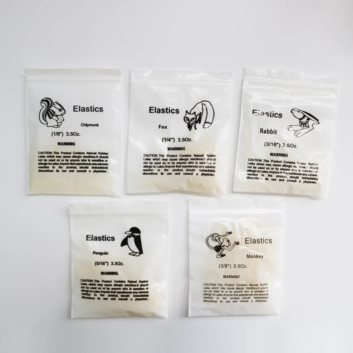 20Bags 2000Pcs Orthodontic Elastic Bands for Braces Dental Rubber bands