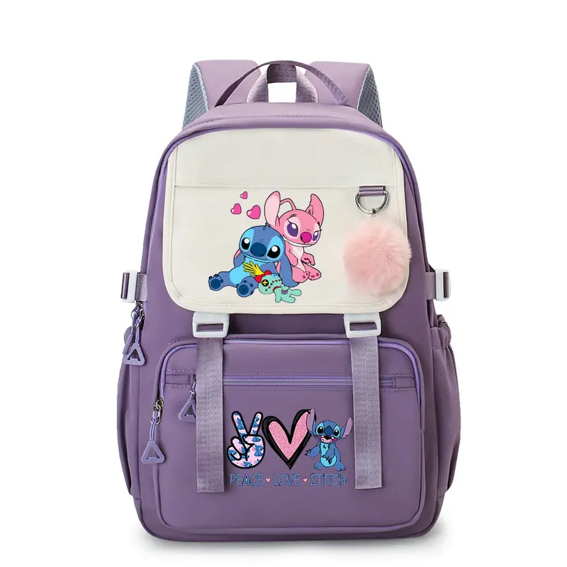 Lilo & Stitch Backpack Cute School Bags For Student Teens Girls Pockets Women Laptop Backpack Harajuku