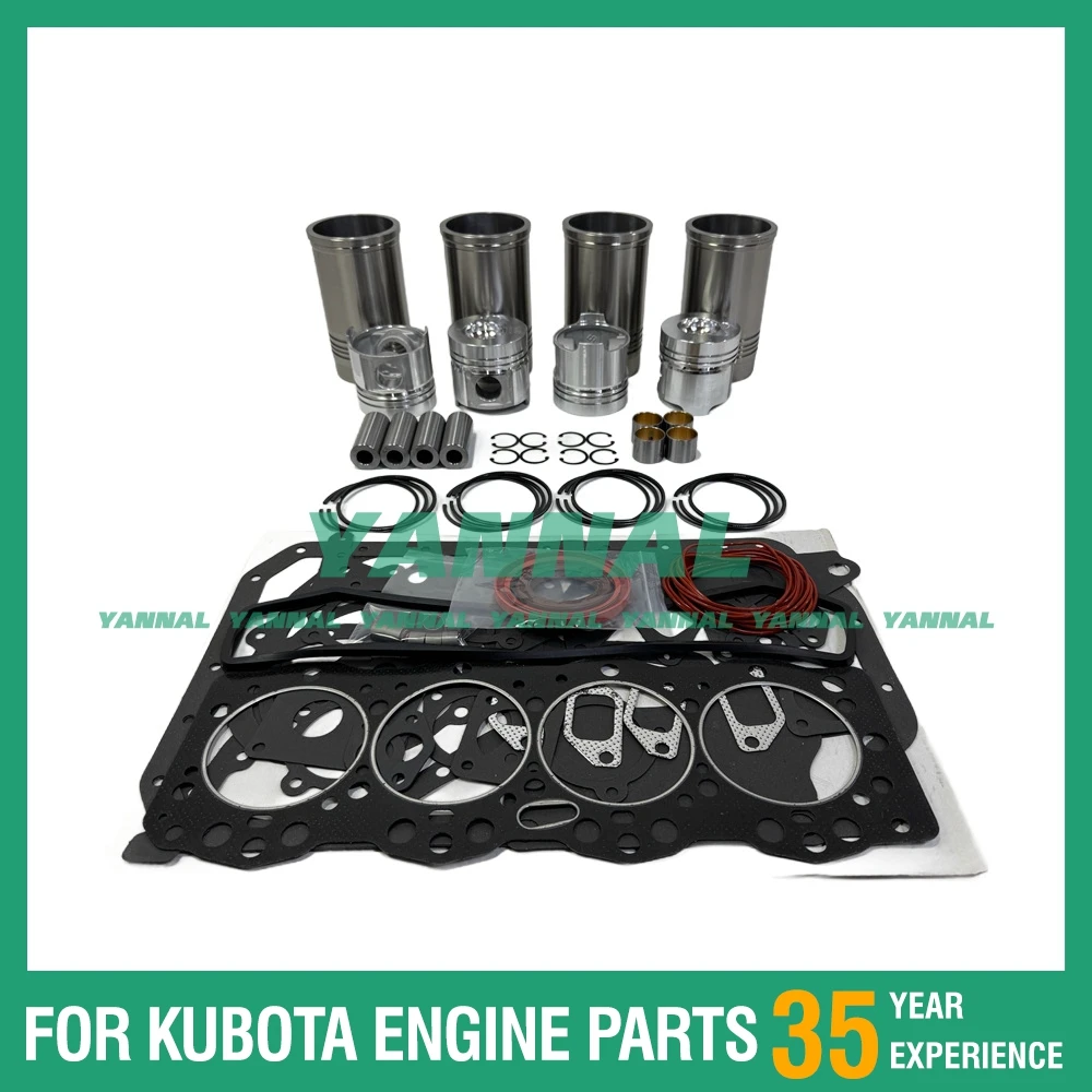 

Cylinder Liner Kit With Gasket Set For Yuchai R4108ZY4 Engine Parts