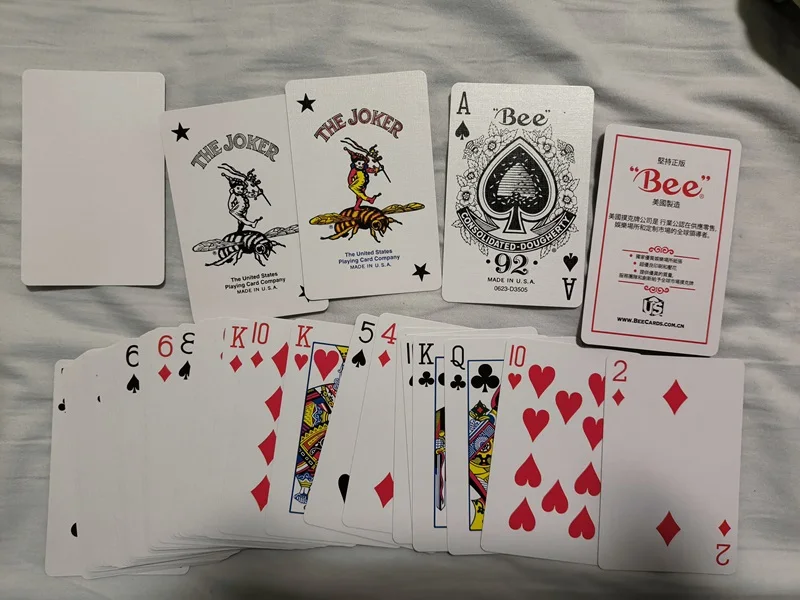 Bee Playing Cards NO.92 Club Special Deck Bridge Size USPCC Poker Magic Card Games Mgaic Tricks Props for Magician