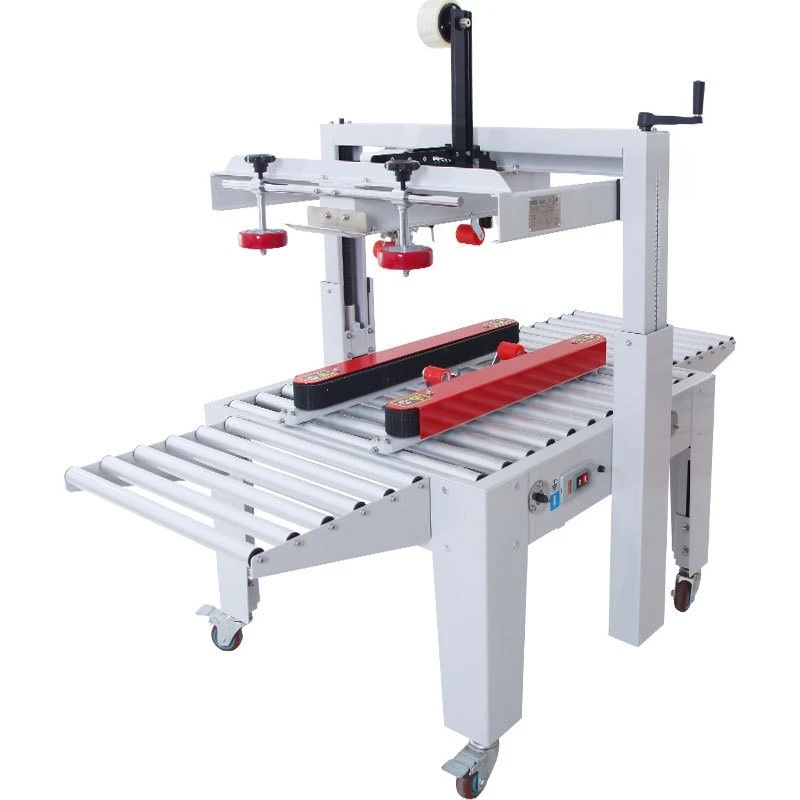 Automatic sealing machine left and right drive baler