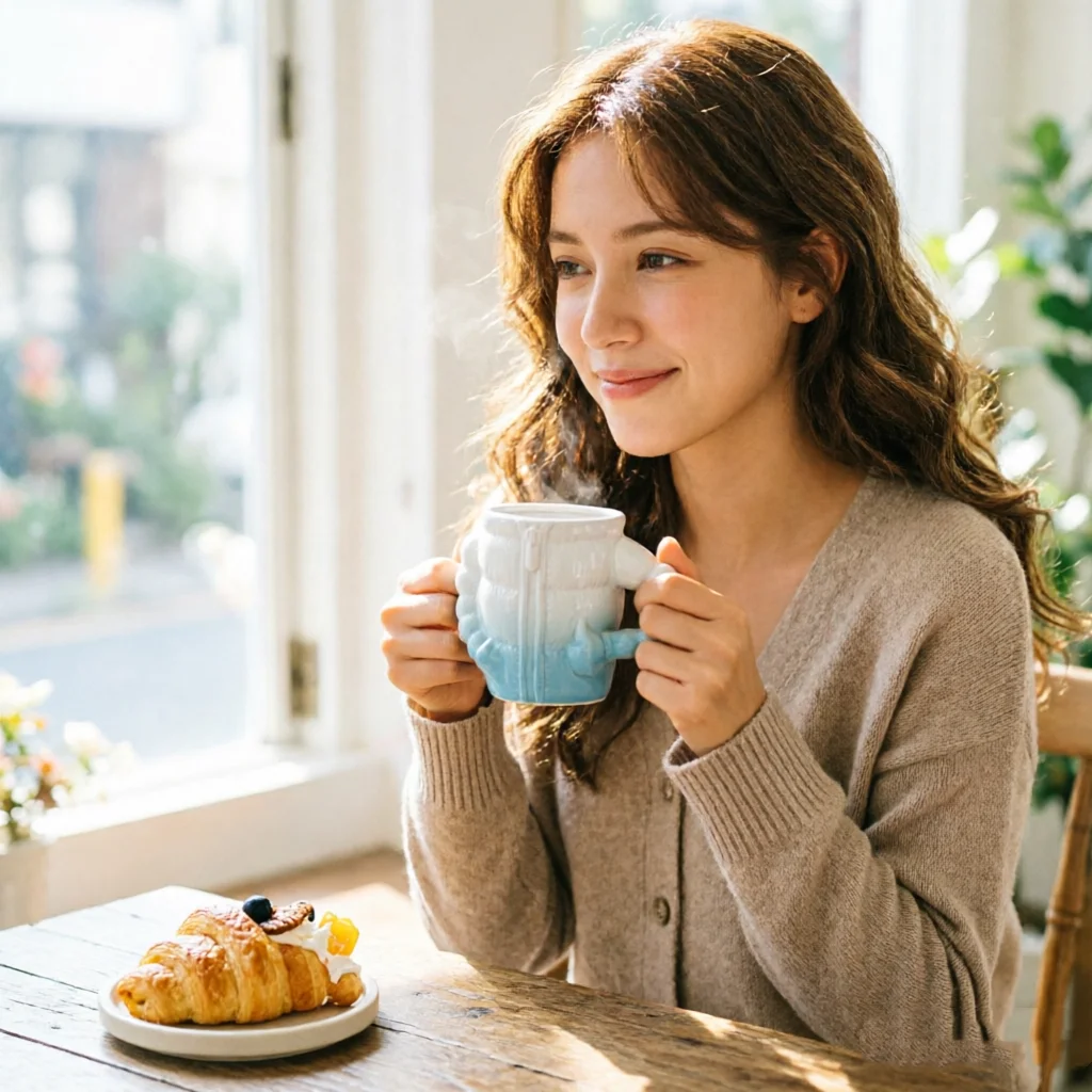 400ML Ceramic Coffee Mug Creative down Jacket Design Breakfast Cup Porcelain Drink Mugs for Beer Milk Tea Water Couple Sets