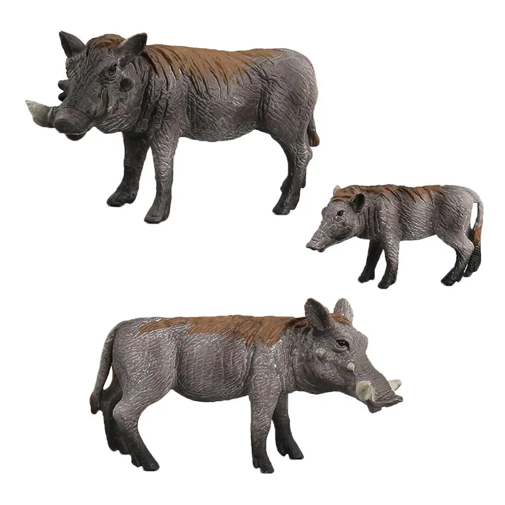 

Wild/ Sow Playset Figure Models in Various Posture Learning Nature - 3 pieces