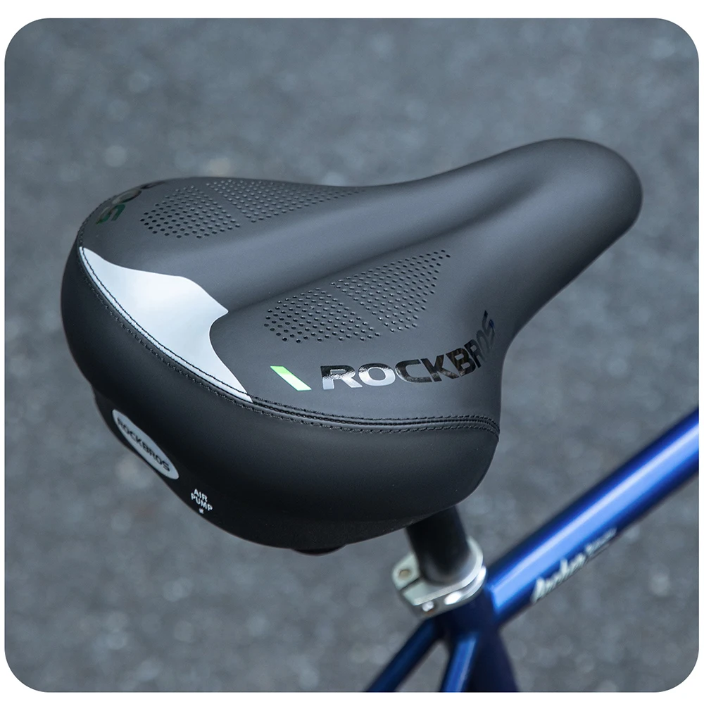 rockbros-bicycle-airbag-seat-shock-absorption-adjustable-seat-saddle-waterproof-comfortable-bike-seat-for-men-women