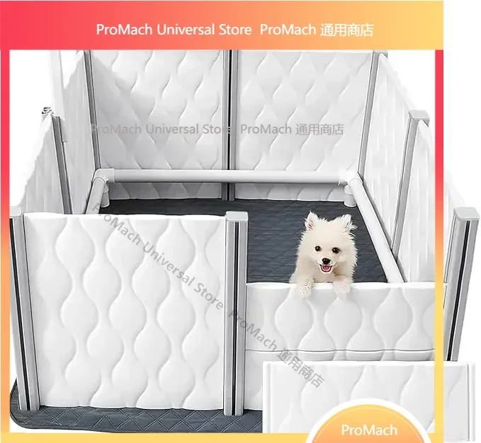 Whelp Ing Box for Dog Pregnant Birth Assistance Birthing Supplie with Rail Small Padded Pen Playpen Plastic Whelp Fence