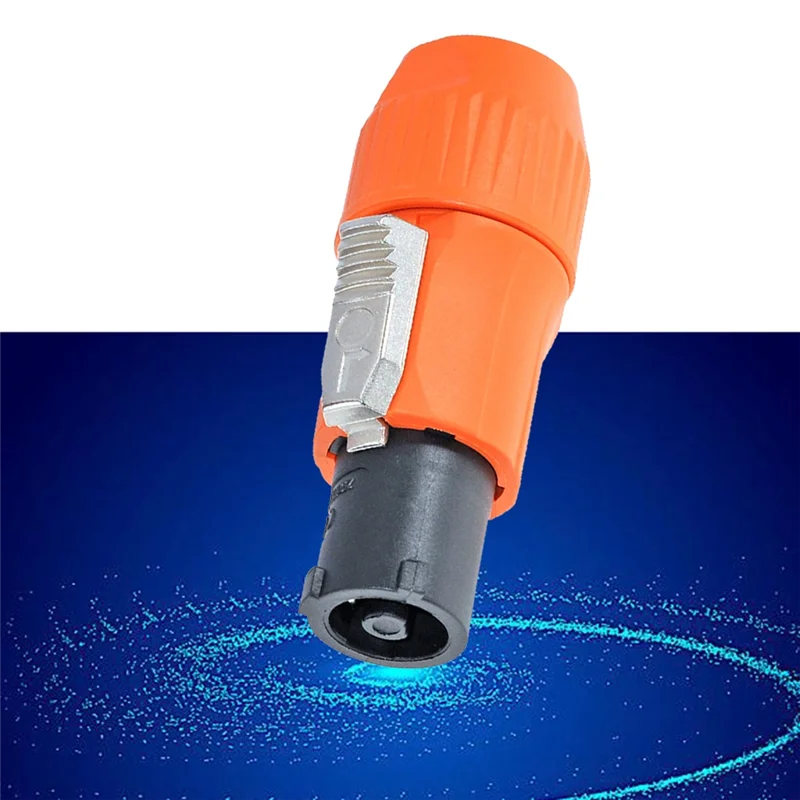-September 20A 3 Core Waterproof Flame Retardant LED Display Aviation Power Plug Stage Lighting Light Power Socket Head, Ea