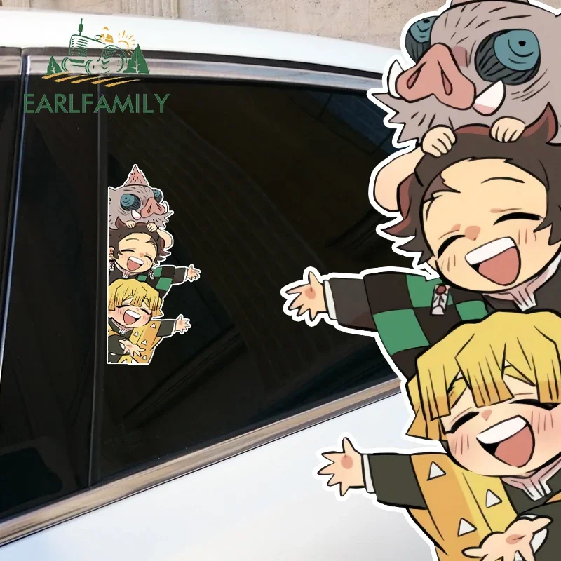 

EARLFAMILY 13 см x 5,9 см для аниме милая Автомобильная наклейка INOSUKE водонепроницаемые индивидуальные наклейки креативный декор для ноутбука бампера