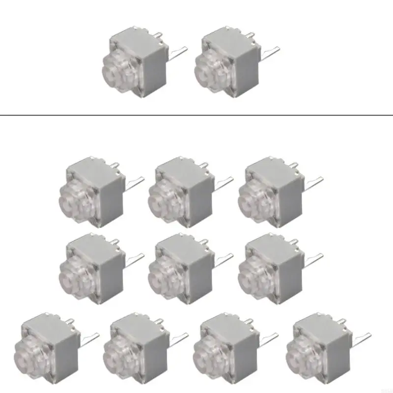 

6x6x7.2mm HUANO Quiet Micro Switches 10Million Clicks Life Mouse Button 2Pins Micro Switches 2PCs/10PCs B95B