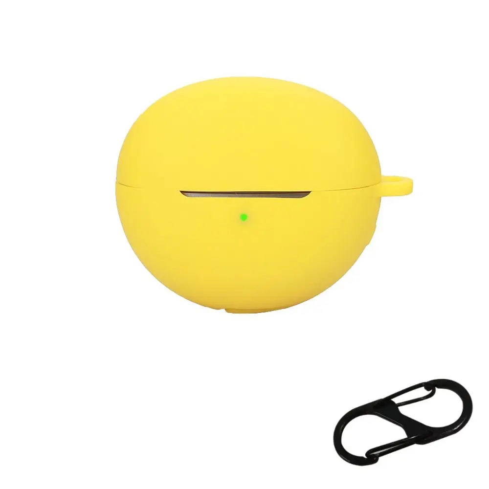 Silicone Earbuds Protective Case Dustproof Anti-drop Wireless Earphone Shell Washable Soild Color for Huawei FreeClip