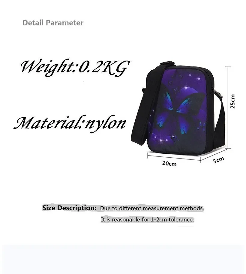 Cartoon gorjuss santoro Insulated crossbody Tote Bags For Travel Food Storage Bags Portable Thermal Cooler crossbody bags