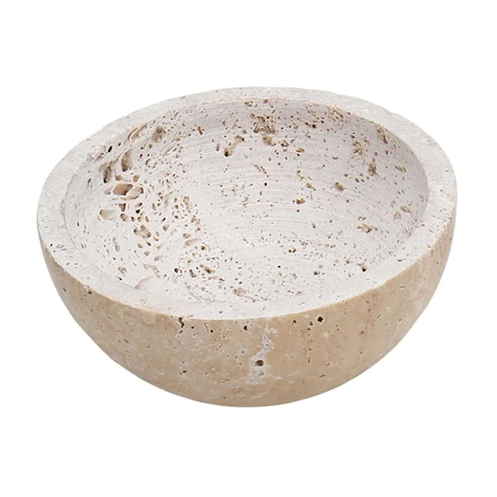 Incense Burner Bowl Ornament Handmade Marble Incense Holder for Teahouse