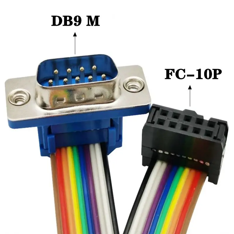 Piercing-Cable de conexión Com9-Pin puerto serie DB9 RS232, adaptador de puerto COM de placa base, Cable de extensión, macho y hembra DB9