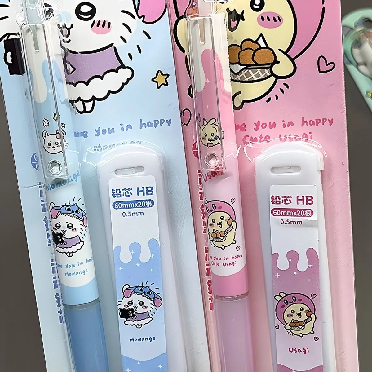 Jiikawa Mechanical Pencil Cute Cartoon Pencil for Students 0.5mm Smooth, Continuous Lead Pen School Supplies Back-to-School Gift view 4