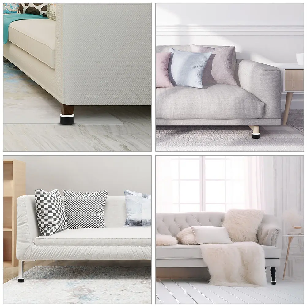 

8 шт. Противоскользящие пластиковые подставки для мебели: для стульев, столов, диванов, а также для стиральных машин (защита от скольжения)