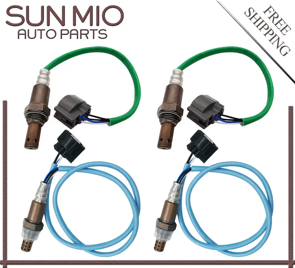 4X Upstream&Downstream Oxygen Sensor For Jaguar XF 2009-2010 4.2L 2010-2011 5.0L