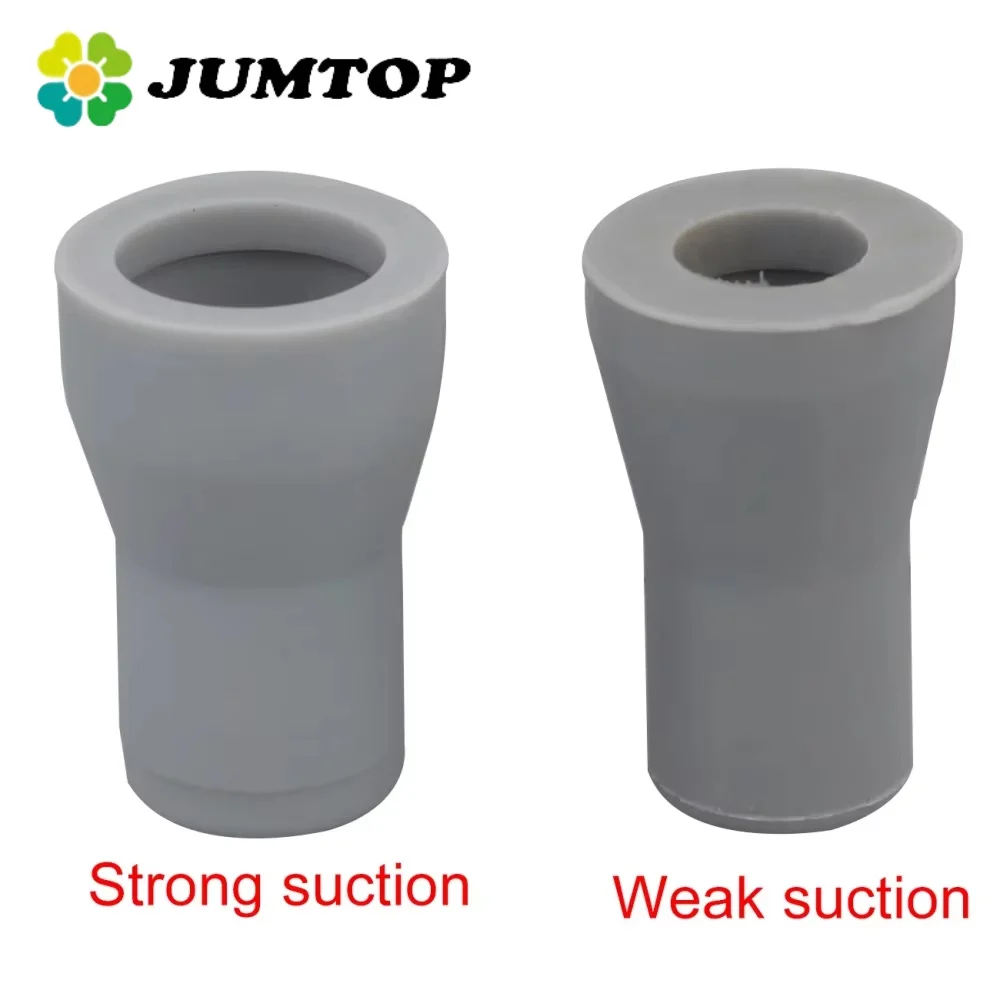 JUMTOP 10 قطعة قاذف لعاب الأسنان قوي ضعيف شفط المطاط المفاجئة تلميح محول استبدال مواد طب الأسنان
