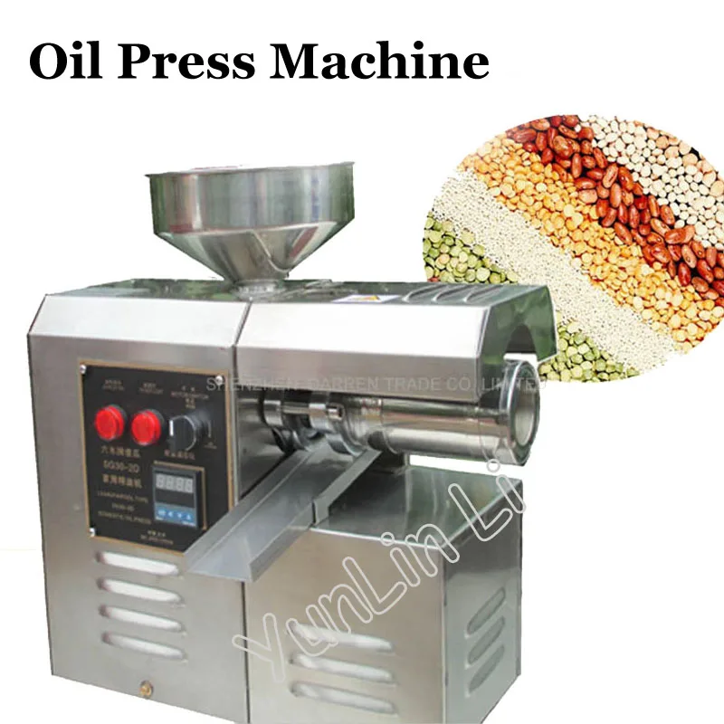 Edible Oil Press Machine High Oil Extraction Rate Labor Saving Stainless Steel Oil Presser SG30-2D