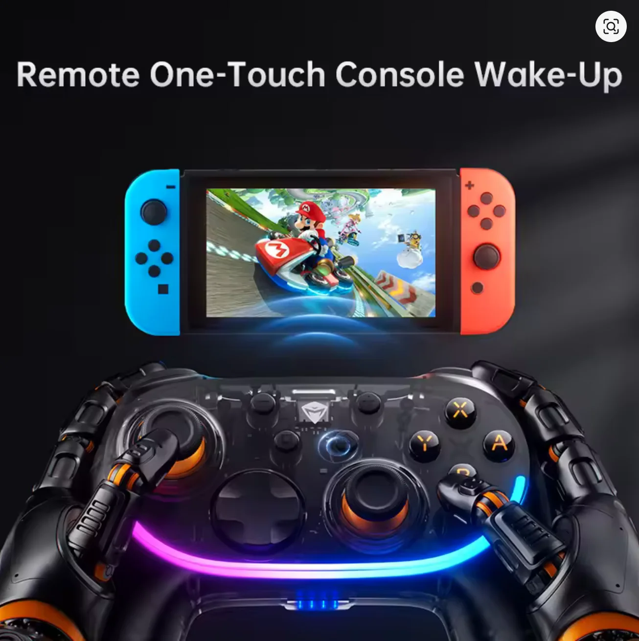 Machenike S3 contrôleur de jeu sans fil PC effet Hall manettes manette pour Nintendo Switch Android iOS Windows Steam