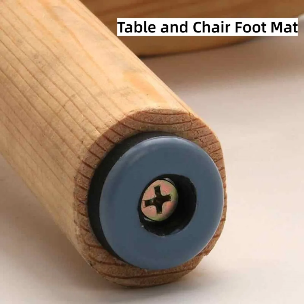 8Pcs Durable Plastic Furniture Sliding Foot Pads Round/Square Floor Protection Covers Wear-Resistant Anti-Scratch Leg Protectors