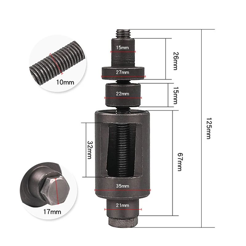 Motor Engine Bushing Removal / Bushing Remover Puller Tool (M10) for Scooter Moped GY6 50 60 80 125 150cc 139QMB 152QMI 157QMJ