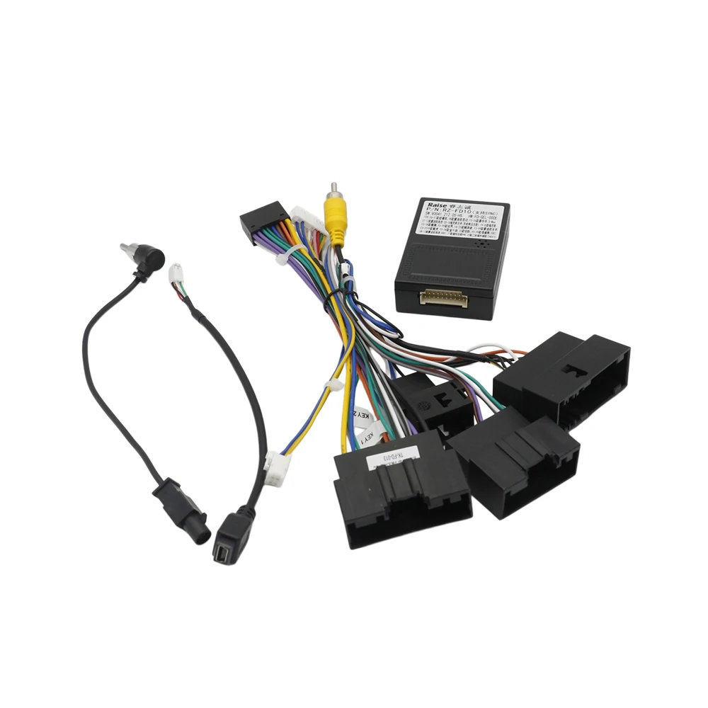 For Ford KA 2018 Car Stereo Radio Fascia 2DIN DVD Frame Dash Kit with Power Cable and Canbus Adapter view 6