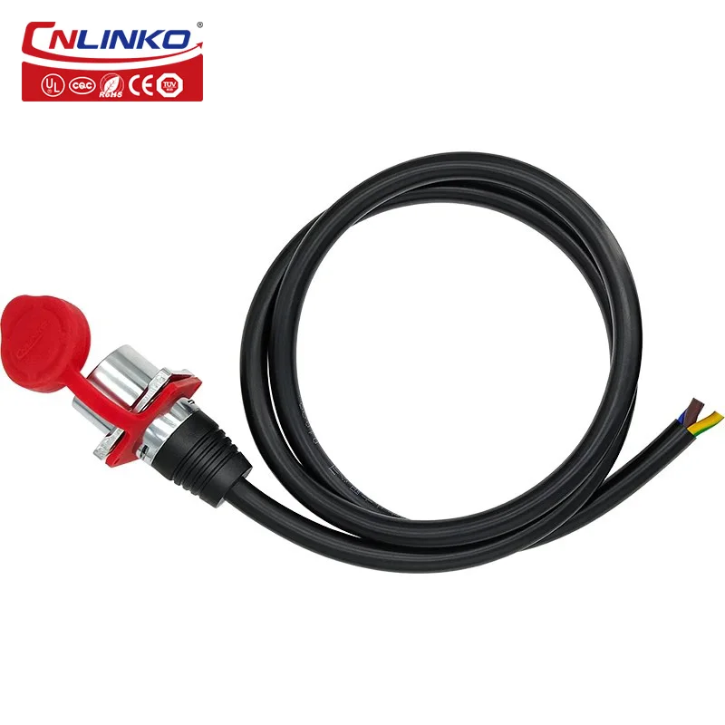 Cnlinko LP24 Connector Cable harness Custom plugs and sockets Wire Connector Welding harness for HD TV PC Automation Video Audio