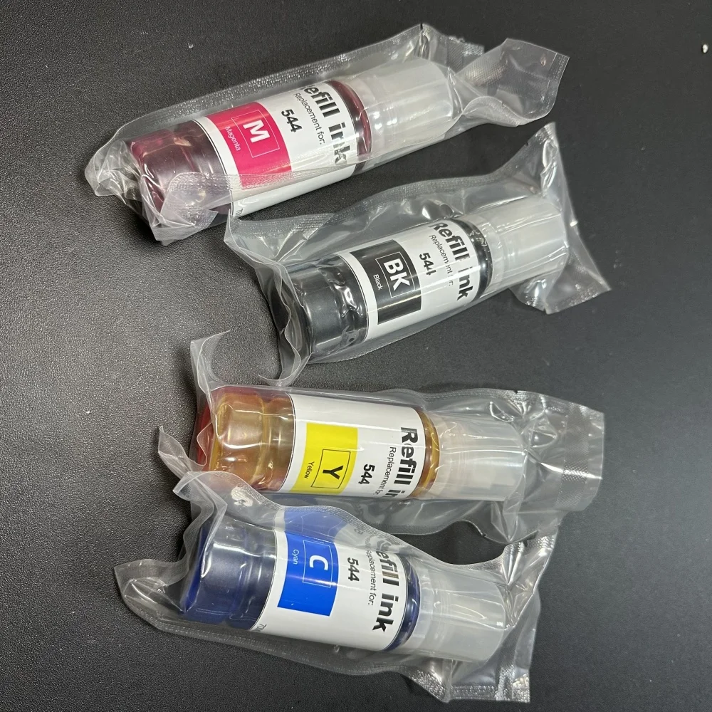 

Чернила T544 522 70 мл для Epson L3110 L3150 для принтера EcoTank ET-2750 ET-3750 2720 L3100 L3250 L4160 101 102 103 104 522 001 003