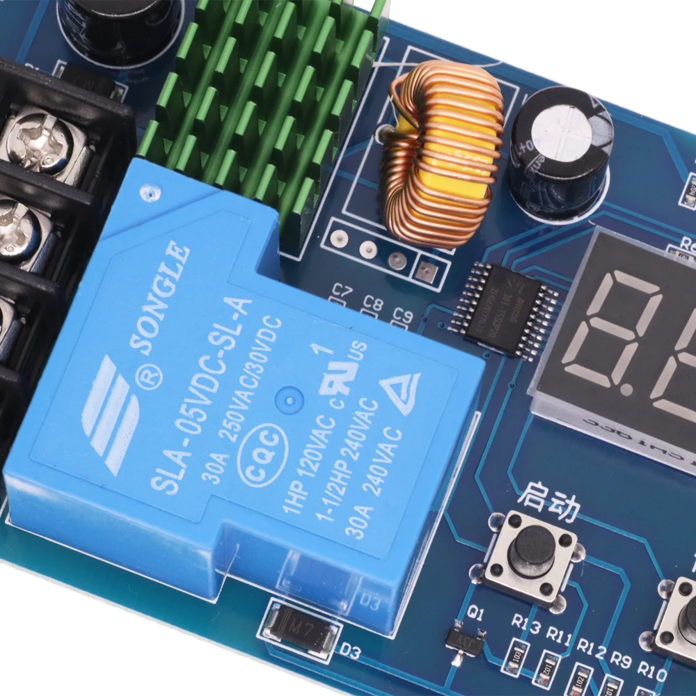 XH-M604 18650 Lithium Battery Charging Control Board DC 6-60V Li-ion Lead Acid Battery Charge Protection 12V Digital Voltmeter