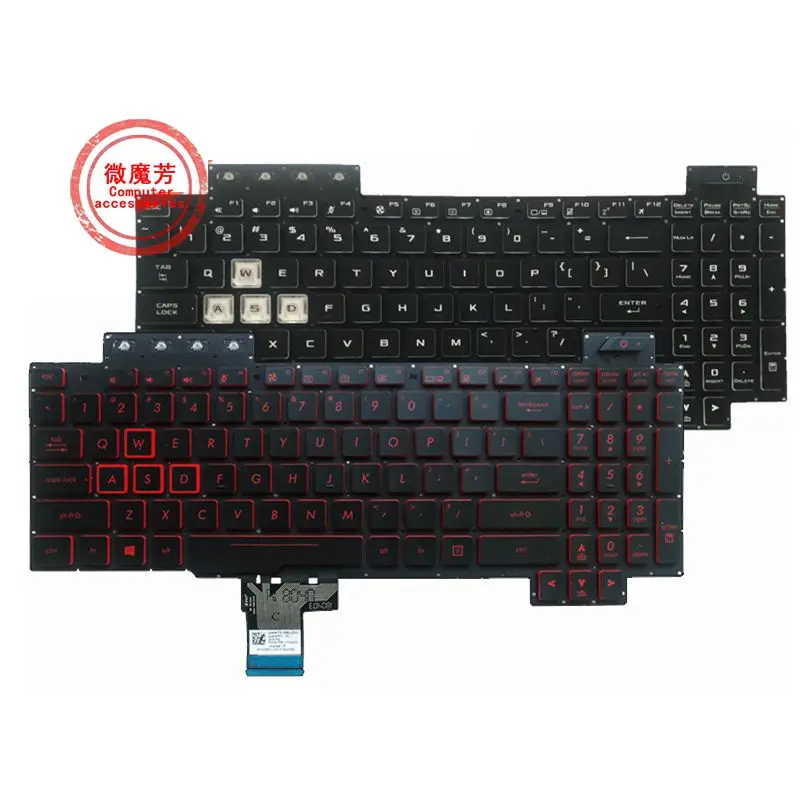 

US/RU/SP Keyboard for ASUS ROG FX504GM FX80 FX80GM FX504 FX504GD FX504GE FX505 V170762HS1 0KNR0-661PRU00 zx80g FX86 FX705 gl703