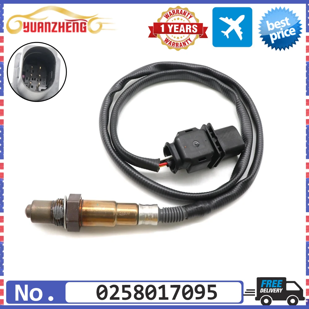 NEW Air Fuel Ratio Lambda O2 Oxygen Sensor 0258017095 For Chrysler 300C Touring 3.0 CRD 2005-2012 0 258 017 095