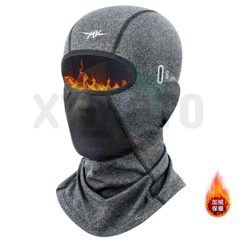 for mv ROCKBROS Balaclava Men's Hat Winter Women Motorcycle Mask Warm Cycling Helmet Liner Caps Windproof Breathable Washable Eq