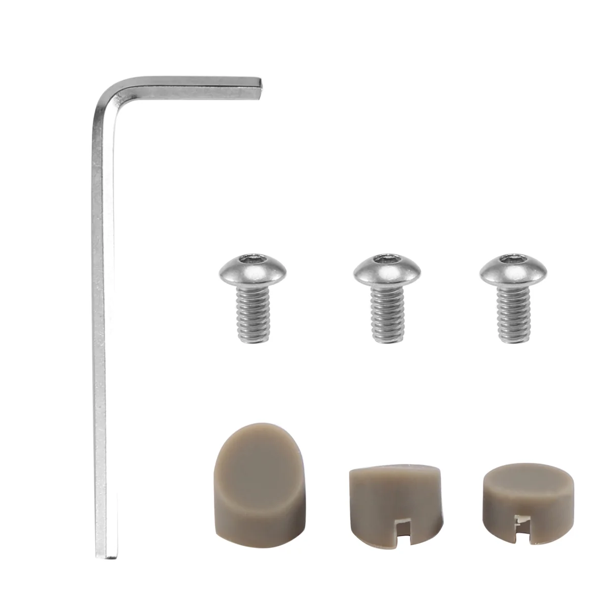 1 مجموعة سكوتر الخلفي الخلفي الحاجز الطين المسمار غطاء مطاطي سدادة لولبية غطاء ل XIAOMI M365 أجزاء سكوتر كهربائي (رمادي) غنية